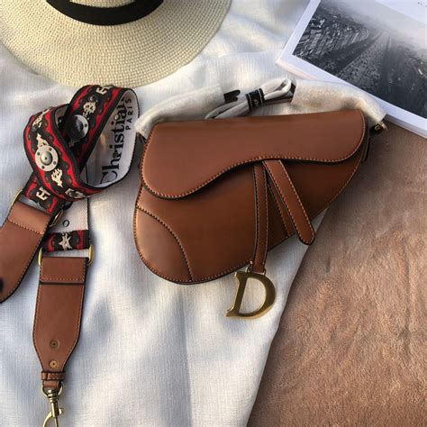 dior saddle brown bag|genuine Dior saddle bag.